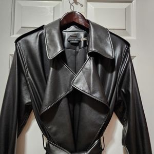 Leather coat